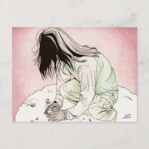 enjoying the moment postcard