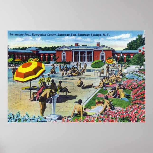 Enjoying the Saratoga Spa Recreation Centre Poster (Front)