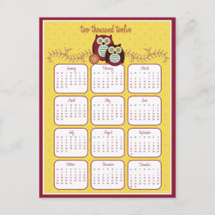 Enjoying the Sunshine 2012 Calendar Postcard