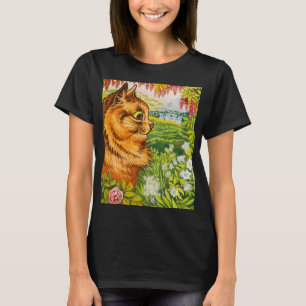 Enjoying the View by Louis Wain T-Shirt
