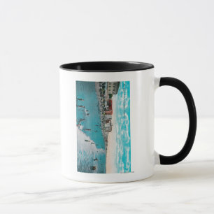 Enjoying Waves at Ocean BeachLong Beach, CA Mug