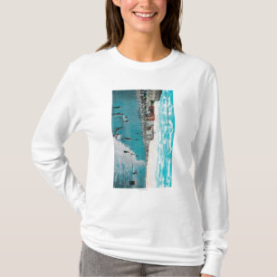 Enjoying Waves at Ocean BeachLong Beach, CA T-Shirt
