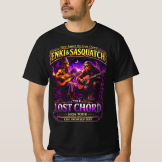 Enki and Sasquatch the Lost Chord Tour T-Shirt