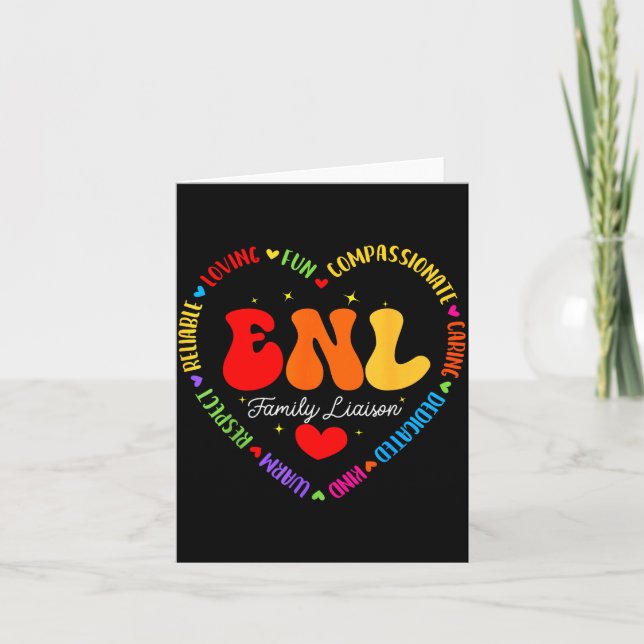 Enl Family Liaison Squad English New Language Squa Card (Front)