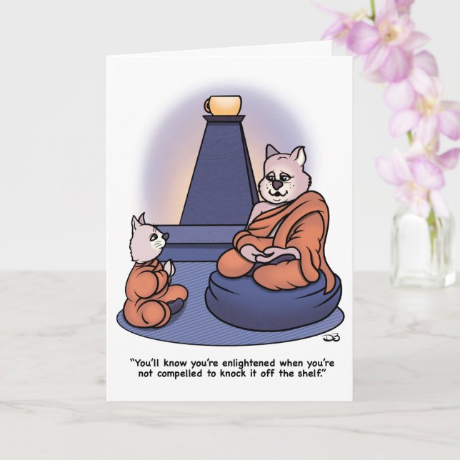 Enlightened  card (Orchid)