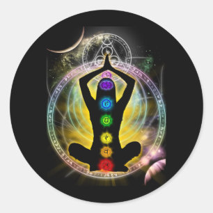 Enlightened Classic Round Sticker