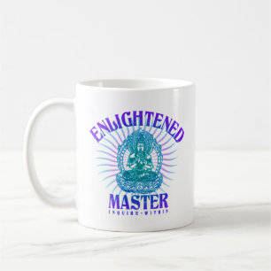 Enlightened Master: Spiritual Gift for Yogis & Zen Coffee Mug
