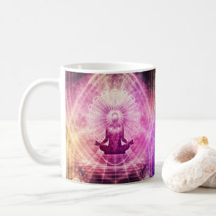 Enlightened Meditation Law of Attraction Chakra Coffee Mug