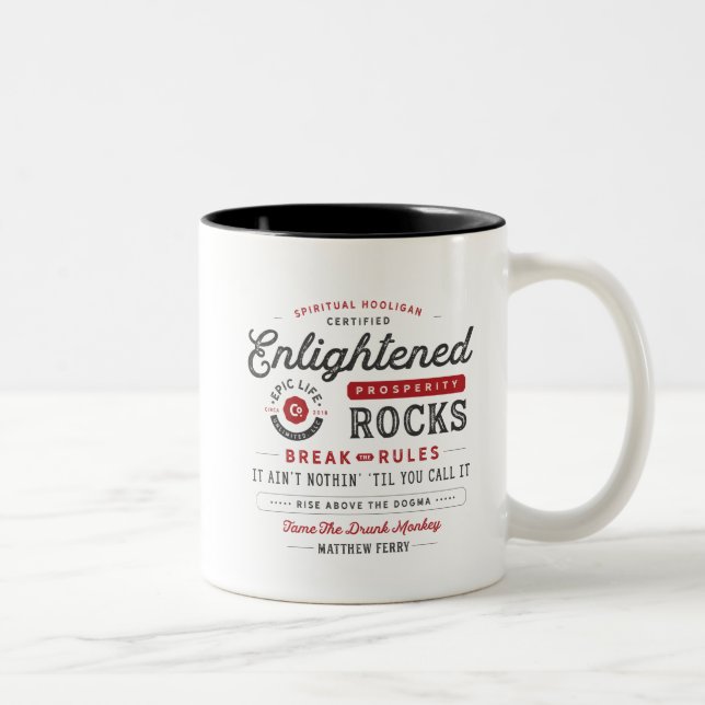 Enlightened Prosperity Rocks Mug (Right)