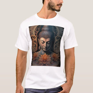 Enlightened Visions: The Buddha Symbol T-shirt