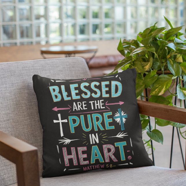 Enlightening Words Amidst a Cross Cushion (Creator Uploaded)