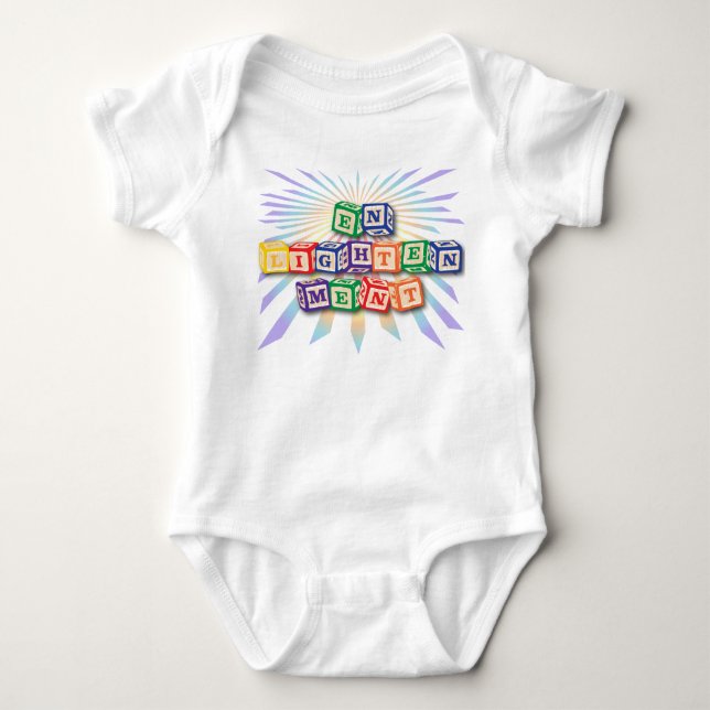 Enlightenment Blocks Baby Bodysuit (Front)