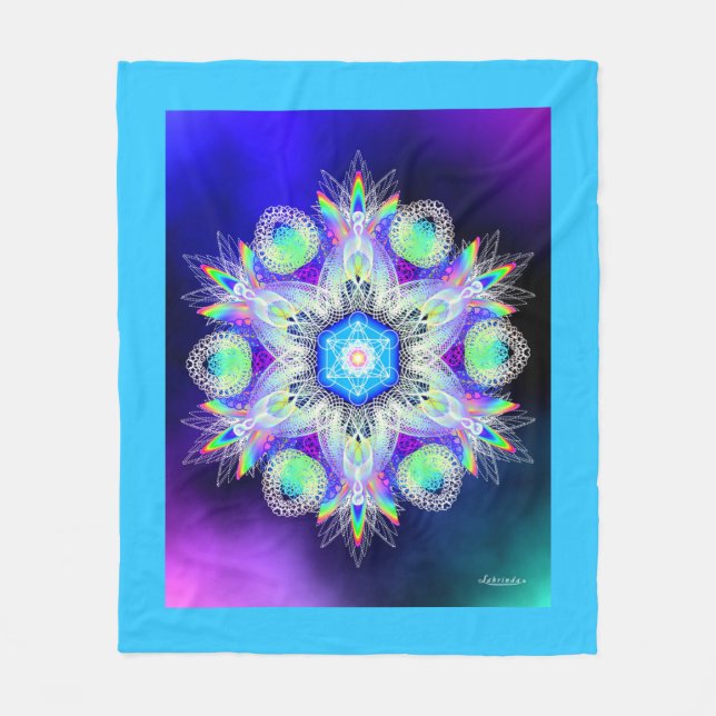 Enlightenment Fleece Blanket (Front)