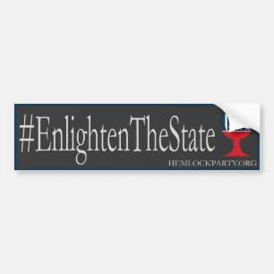 #EnlightenTheState - Dark Bumper Sticker