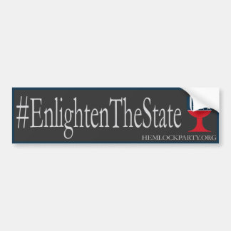 #EnlightenTheState - Dark Bumper Sticker
