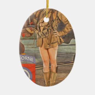 Enlist In The 82nd Airborne Ceramic Tree Decoration