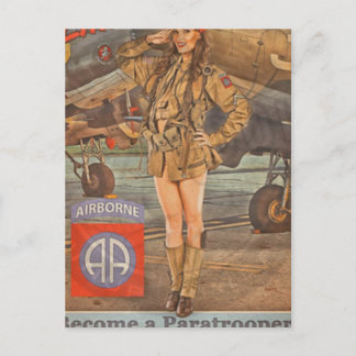 Enlist In The 82nd Airborne Postcard