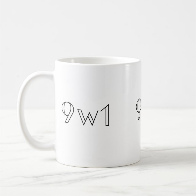 Enneagram 9w1 Mug (Left)