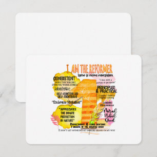 Enneagram Type 1 - I Am The Reformer Holiday Card