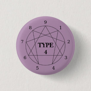 Enneagram Type 4 Button