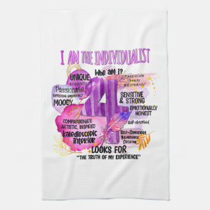 Enneagram Type 4 - I Am The Individualist Tea Towel