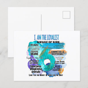 Enneagram Type 6 - I Am The Loyalist Postcard