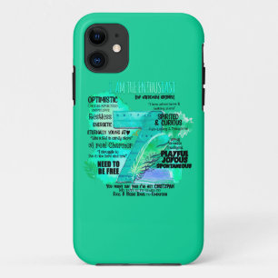 Enneagram Type 7 - I Am The Enthusiast iPhone 11 Case