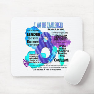 Enneagram Type 8 - I Am The Challenger Mouse Pad