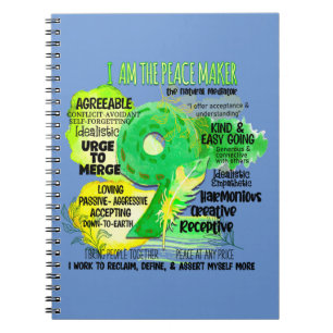Enneagram Type 9 - I Am The Peace Maker Notebook