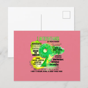 Enneagram Type 9 - I Am The Peace Maker Postcard
