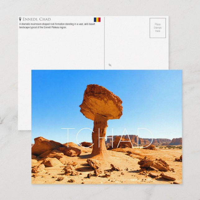 Ennedi, Chad Travel Postcard (Front/Back)