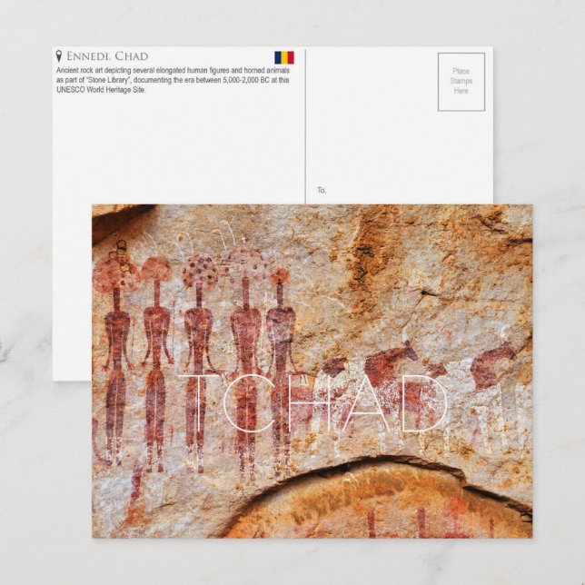 Ennedi, Chad Travel Postcard (Front/Back)