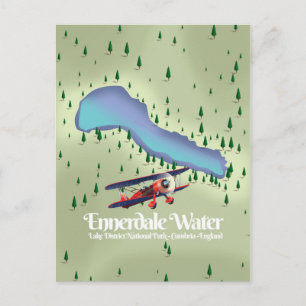 Ennerdale Water , lake district Travel poster Postcard
