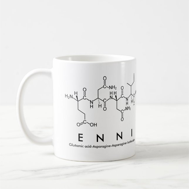 Enni peptide name mug (Left)