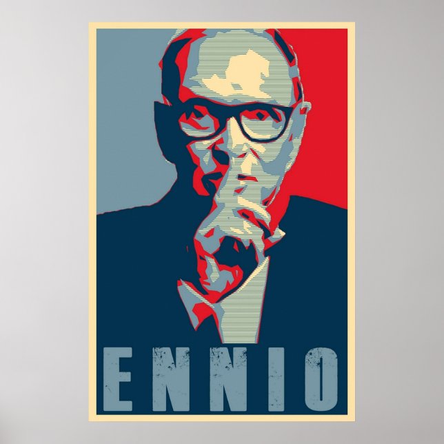 Ennio Morricone  Hope Style Dedication Poster (Front)