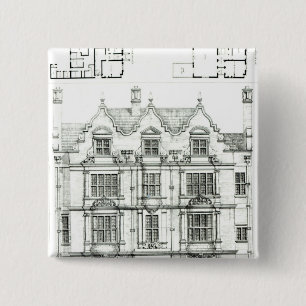 Ennismore Gardens, South Kensington 15 Cm Square Badge