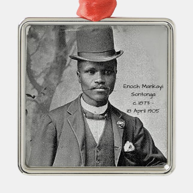 Enoch Mankayi Sontonga Metal Ornament (Front)