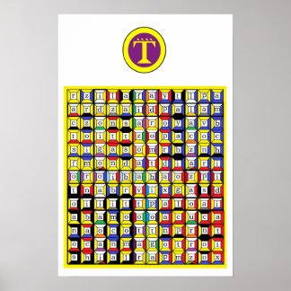 Enochian Air Tablet Poster