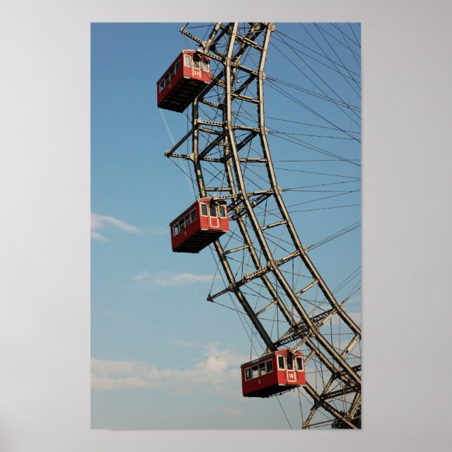 Enormous Red Ferris Wheel Poster (Front)