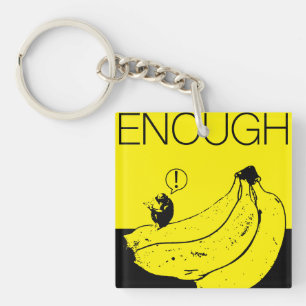 Enough (BGC transparent) Key Ring