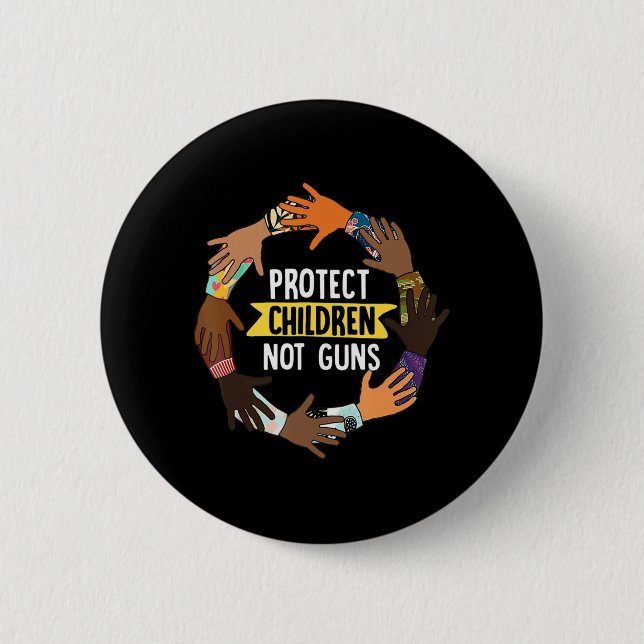 Enough End Gun Violence Awareness Day Wear Orange  6 Cm Round Badge (Front)