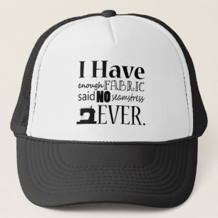 Enough Fabric Sewing Custom Colour Light Trucker Hat