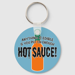 Enough Hot Sauce Key Ring