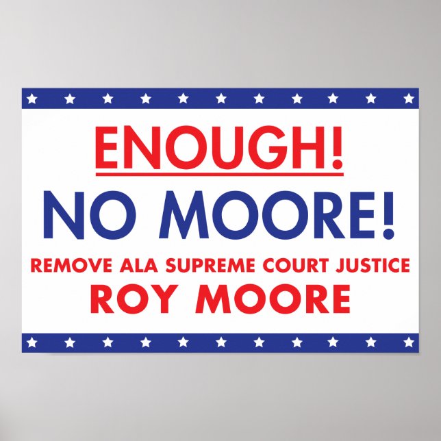 Enough! No Moore! Poster (Front)