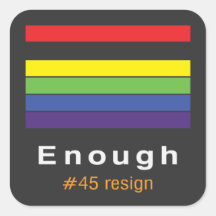 Enough Rainbow Sticker