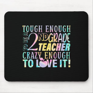 Enough To Teach 2nd Teacher Grade Back To School Mouse Pad