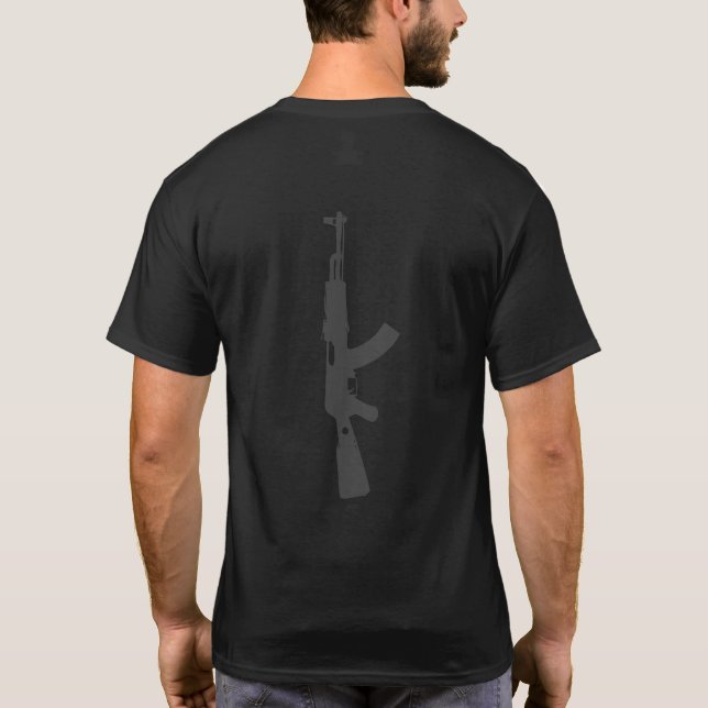Enough violence, weapons, rifle, Israel T-Shirt (Back)
