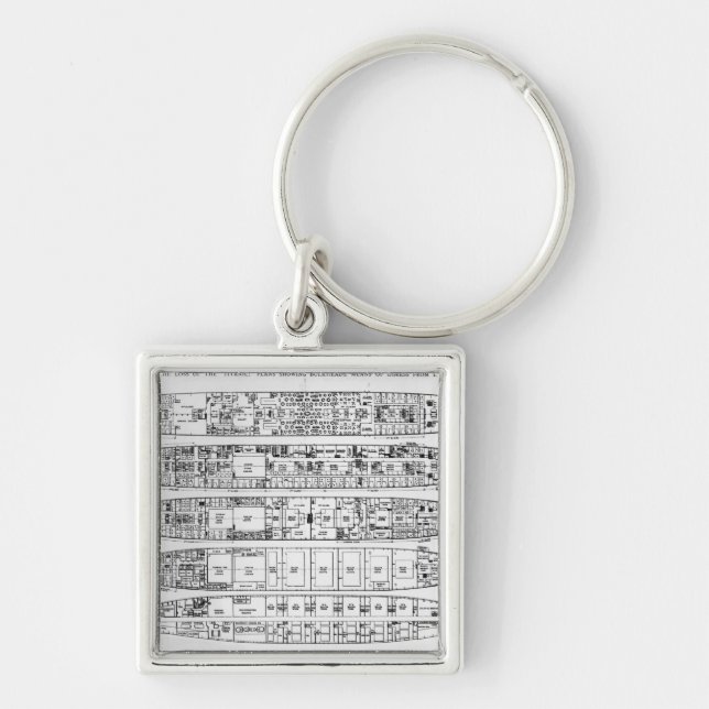 Enquiry in the Loss of the Titanic: Cross sections Key Ring (Front)