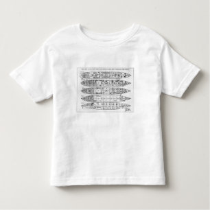 Enquiry in the Loss of the Titanic: Cross sections Toddler T-Shirt