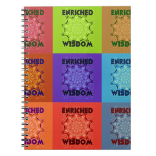 Enriched Wisdom: Colourful Mandala Art Notebook